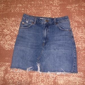 Topshop Women’s Jean Skirt